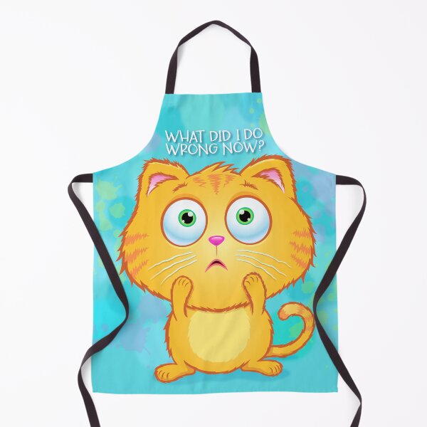 Item preview, Worried Cat - What Did I Do Wrong Now? designed and sold by RodSavely.