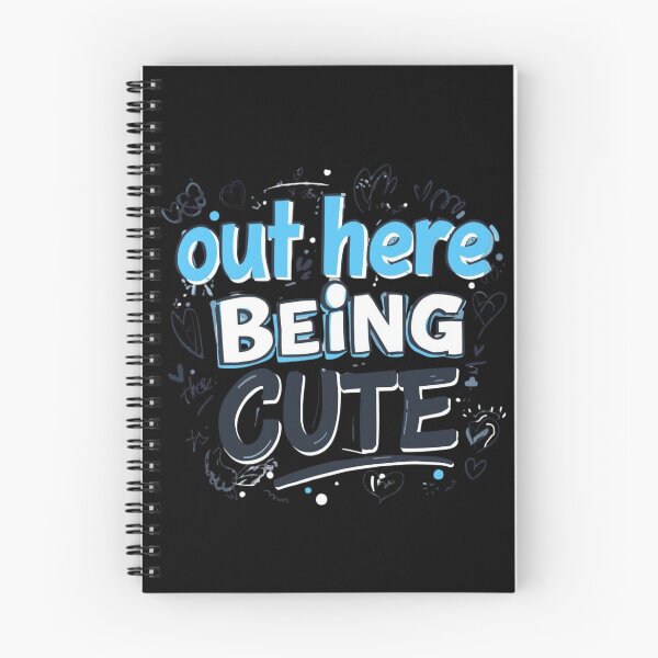 Item preview, Out Here Being Cute - Aesthetic Bubble Letter Quote designed and sold by PACS0011.