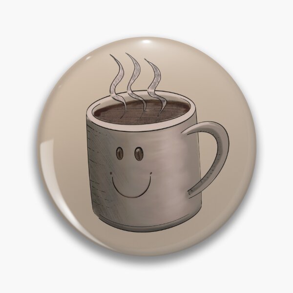 Item preview, Cute Smiling Warm Cup of Coffee designed and sold by Arcaneum.