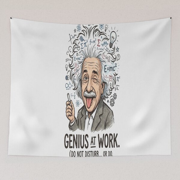 Item preview, Genius At Work: Do Not Disturb Einstein designed and sold by Owcomm.