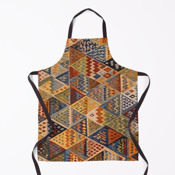 Artikelvorschau, Marokkanisches Berber-Kelim-Textildesign mit geometrischem Stammesmuster entworfen und verkauft von PinUpPizzazz.