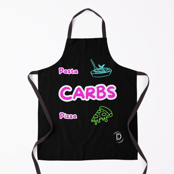 Item preview, Funny Italian Food Meme - Pasta or Pizza Carbs Neon Design Black Version designed and sold by TheItaliandilemma.