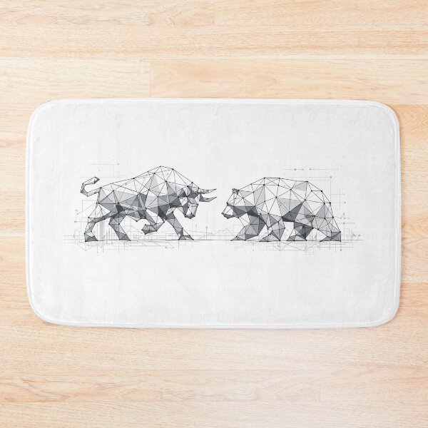 Item preview, Bull & Bear Low Poly: Data-Driven Discipline Art Stock Exchange designed and sold by Pineapple-Tree.