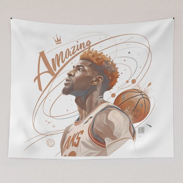 Item preview, Basketball Futuristic Landscapes Illustrations Sports Culture Life World designed and sold by ART ATTACK ZONE.