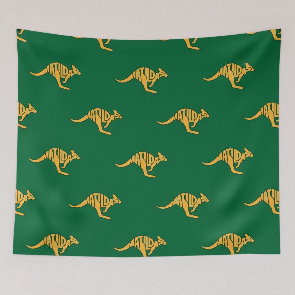 Item preview, Matildas Kangaroo Typography – A tribute to the pride of Australian Women's Football designed and sold by H Jonas.