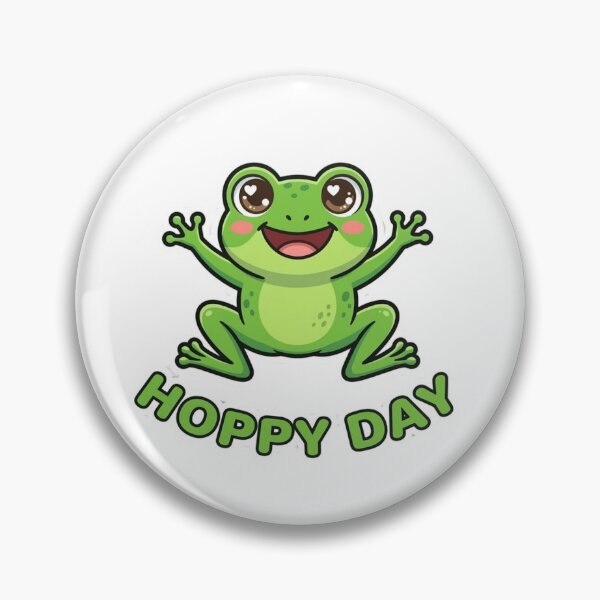 Item preview, Camiseta de rana Hoppy Day, linda camiseta de rana, regalo divertido para amantes de las ranas designed and sold by SarcasmThreads.