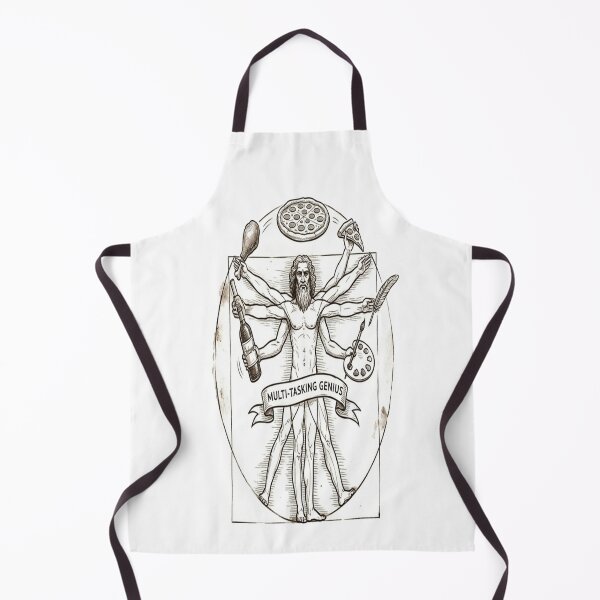 Item preview, Multi-Tasking Genius Vitruvian Man Funny Renaissance Art designed and sold by Owcomm.