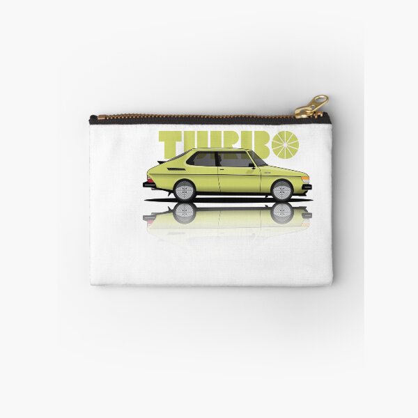 Item preview, Saab 99 TURBO retro Illustration Yellow designed and sold by blackdogshop.