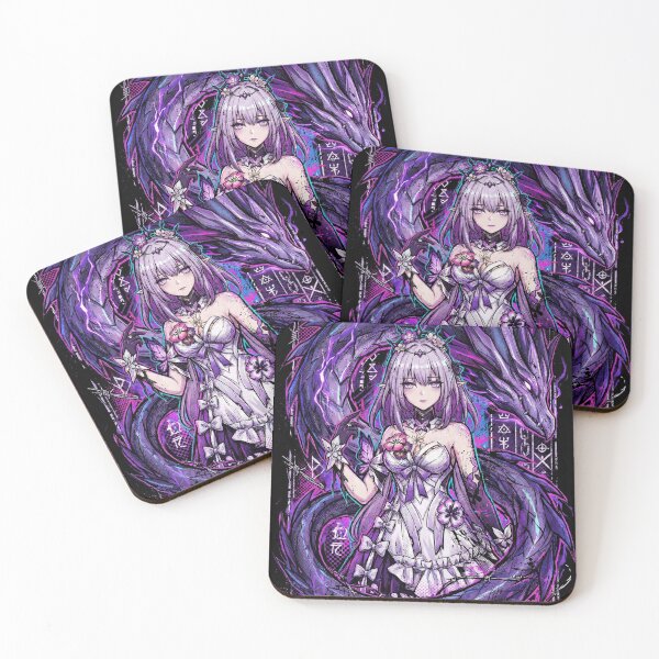 Item preview, Castorice HSR Silver Lavender Hair Violet Eyes Gothic Portrait designed and sold by Senpaiwaves.