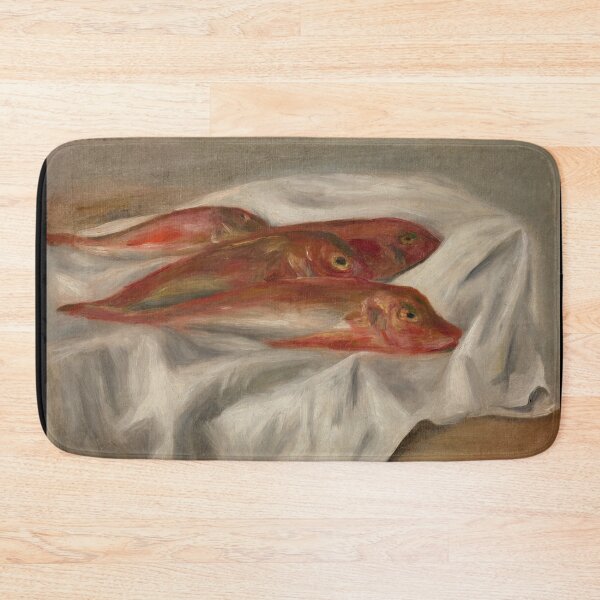 Item preview, Rougets Grondins by Pierre-Auguste Renoir: Impressionist Kitchen Still Life Poster designed and sold by artofuniverse.