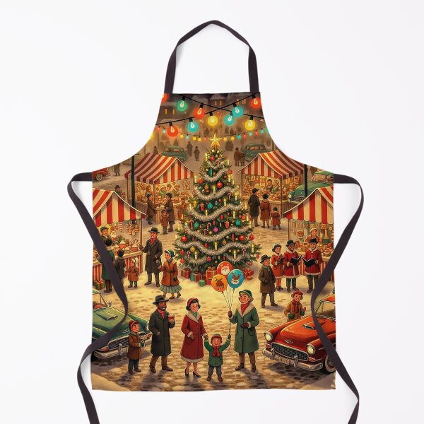 Artikelvorschau, Amerikanischer Weihnachtsmarkt der 1950er Jahre: Retro-Charme und festliche Beleuchtung entworfen und verkauft von acceleratorhams.