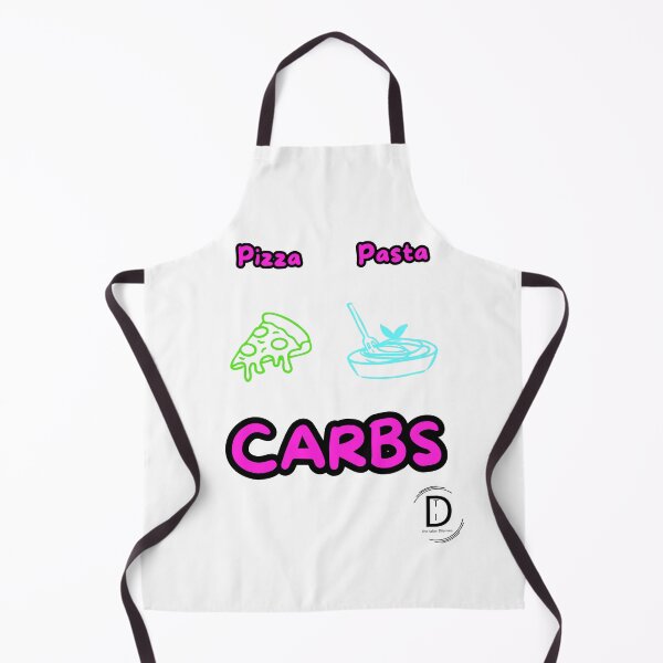 Item preview, Funny Italian Food Meme - Pasta or Pizza Carbs Neon Design designed and sold by TheItaliandilemma.