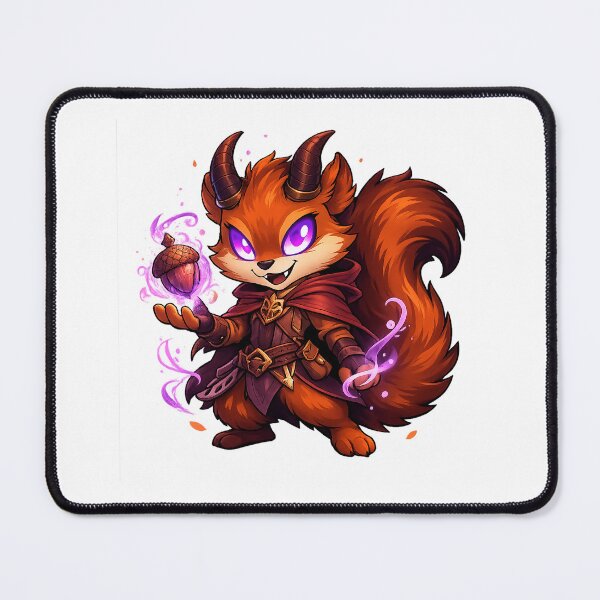 Item preview, Tiefling Warlock Squirrel designed and sold by SecretSquirrellDesigns.