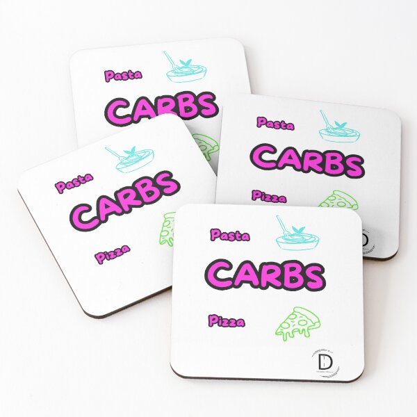Item preview, Funny Italian Food Meme - Pasta or Pizza Carbs Neon Design designed and sold by TheItaliandilemma.