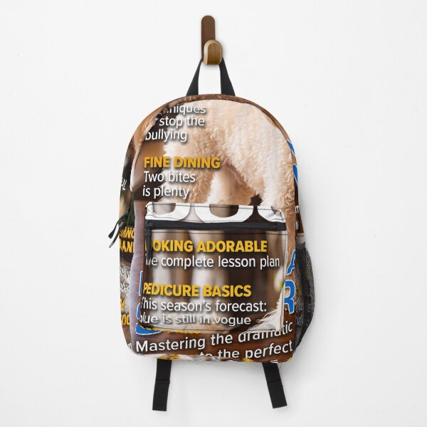Item preview, Dog Life Magazine Cover – Performance Shivering – Funny Poodle Lifestyle Parody designed and sold by FrancophileFun.