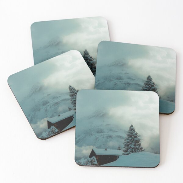 Item preview, Swiss Winter in Mountains designed and sold by NicolasGlowArt.
