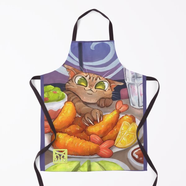 Item preview, Shrimp stealing Cat designed and sold by Yulek-Goods.