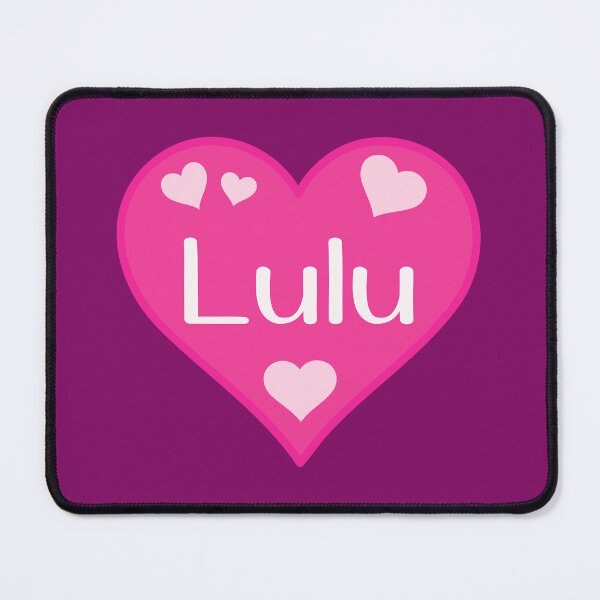 Item preview, Lulu Name Pink Heart designed and sold by Jeallan Designs.