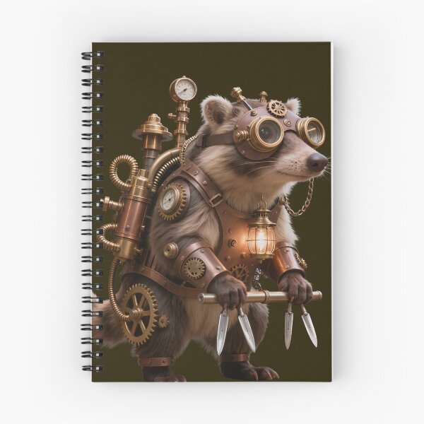 Item preview, Clockwork Tree Guardian Binturong designed and sold by SynthRaccoon.