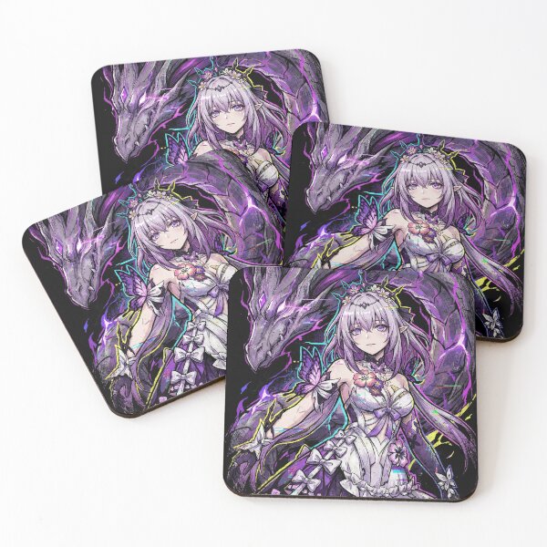 Item preview, Castorice HSR Ethereal Beauty Silver Hair Violet Eyes Portrait designed and sold by Senpaiwaves.