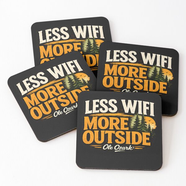 Item preview, Less WIFI More Outside designed and sold by OleOzark.