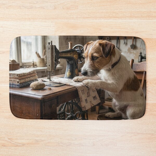 Item preview, Jack Russell Terrier Makes Himself New Pajamas designed and sold by Tridentulus.