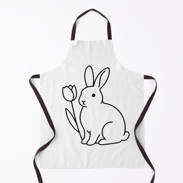 Item preview, Minimal Line Bunny Bloom designed and sold by Everyday Motif.
