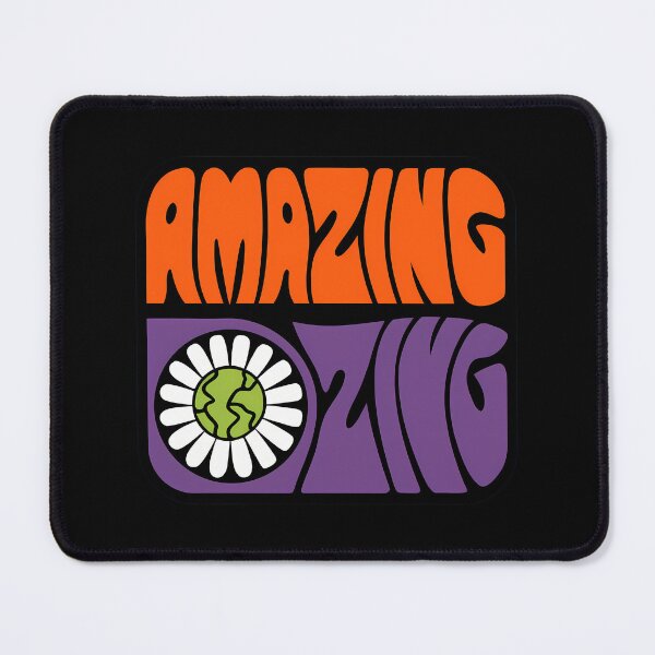 Item preview, Orange Flower Retro Typography Graphic Designs Art Vibes designed and sold by ART ATTACK ZONE.