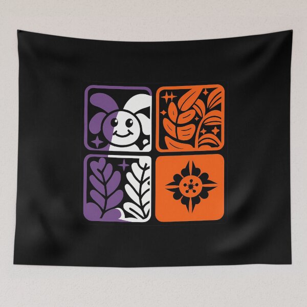 Item preview, Plants Vibrant Retro Typography Graphic Designs Art Vibes designed and sold by ART ATTACK ZONE.