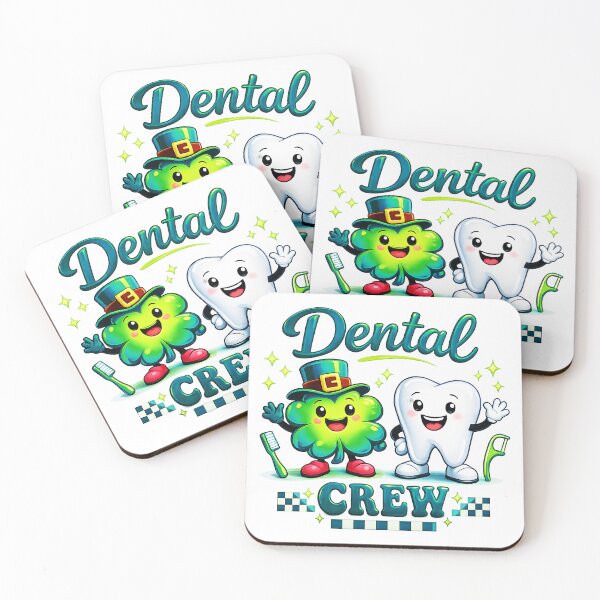 Item preview, Dental Crew Funny Tooth Dental Dentist St Patricks Day designed and sold by gear-posters.