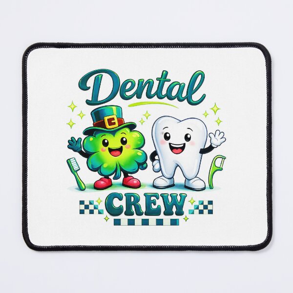 Item preview, Dental Crew Funny Tooth Dental Dentist St Patricks Day designed and sold by gear-posters.