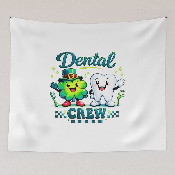 Item preview, Dental Crew Funny Tooth Dental Dentist St Patricks Day designed and sold by gear-posters.