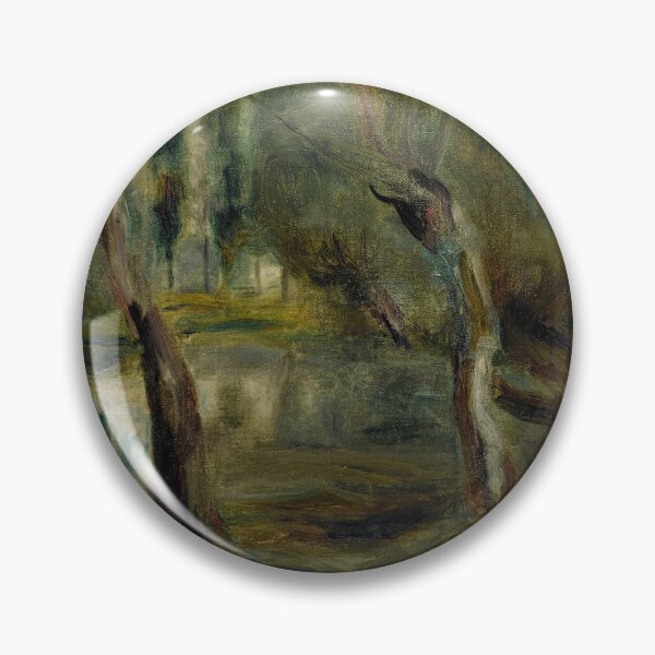 Item preview, Saule Au Bord Dune Mare by Pierre-Auguste Renoir: Impressionist Landscape Poster designed and sold by artofuniverse.