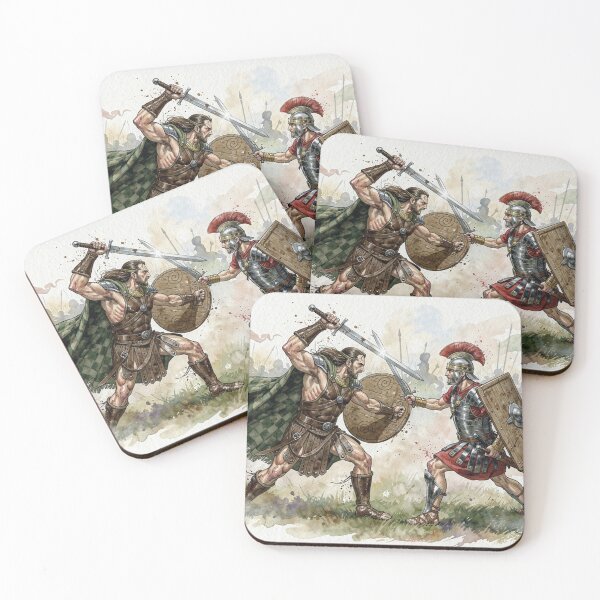 Item preview, Combat between a Pictish (Celtic) warrior and a Roman legionary designed and sold by jefboutique6150.