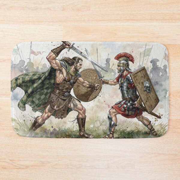 Item preview, Combat between a Pictish (Celtic) warrior and a Roman legionary designed and sold by jefboutique6150.