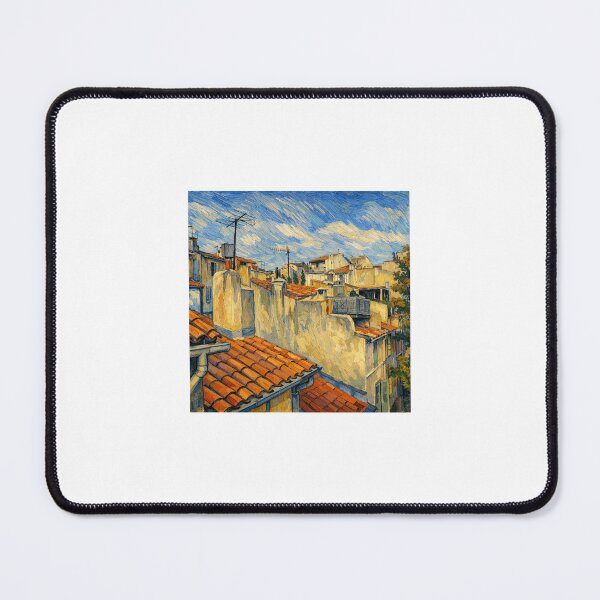 Item preview, Marseille Rooftops designed and sold by MossPeak-Design.
