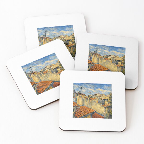 Item preview, Marseille Rooftops designed and sold by MossPeak-Design.