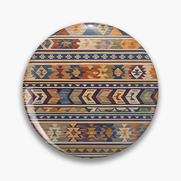 Item preview, Moroccan Berber Kilim Geometric Tribal Pattern Textile Design designed and sold by PinUpPizzazz.