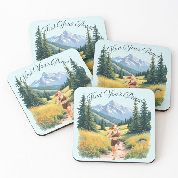 Item preview, Find Your Peace, Trail Running designed and sold by Nightshade Pixie Creations.