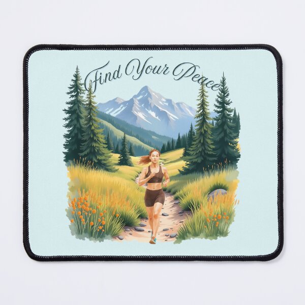 Item preview, Find Your Peace, Trail Running designed and sold by Nightshade Pixie Creations.