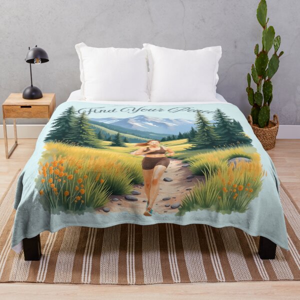 Item preview, Find Your Peace, Trail Running designed and sold by Nightshade Pixie Creations.