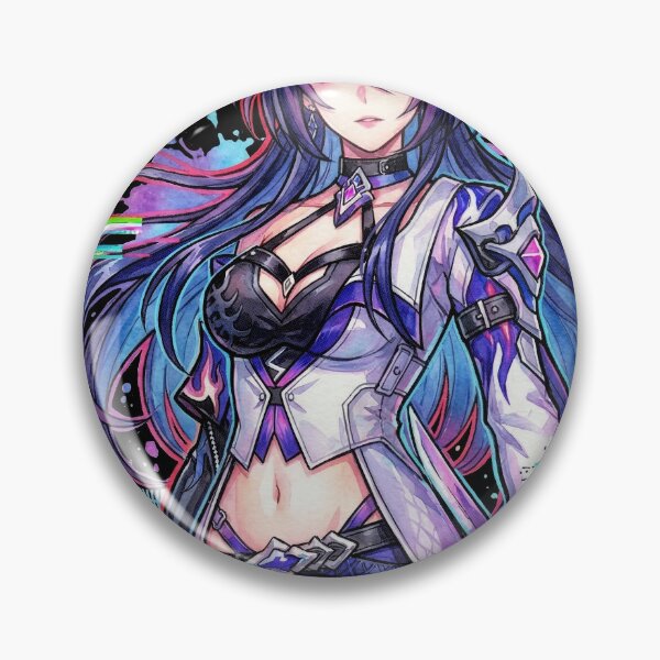 Item preview, Acheron HSR Galaxy Ranger Black Red Coat Melancholic Icon designed and sold by Senpaiwaves.
