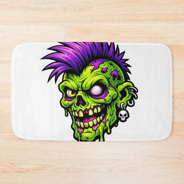 Item preview, Punk Zombie Horror Vector Sticker designed and sold by MarchyStudio.