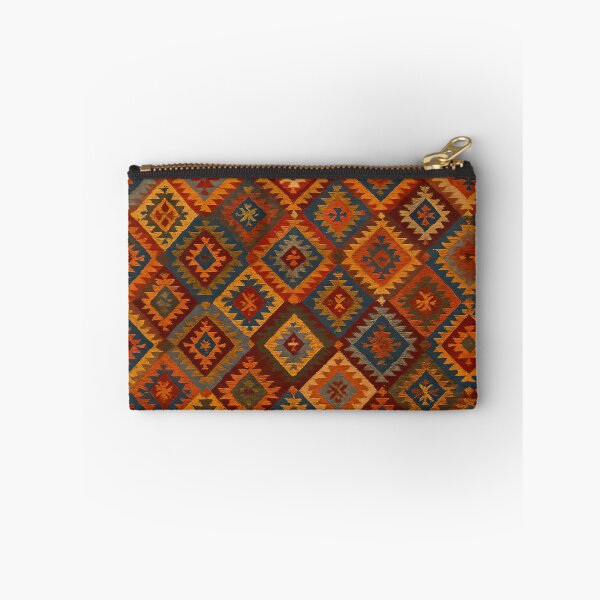 Item preview, Moroccan Berber Kilim Geometric Tribal Pattern Textile Design designed and sold by PinUpPizzazz.