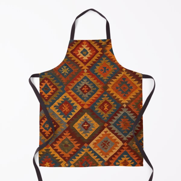 Artikelvorschau, Marokkanisches Berber-Kelim-Textildesign mit geometrischem Stammesmuster entworfen und verkauft von PinUpPizzazz.