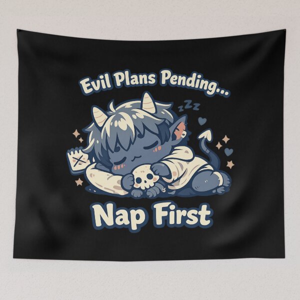 Item preview, Evil Plans Pending Nap First  designed and sold by SidTastic .