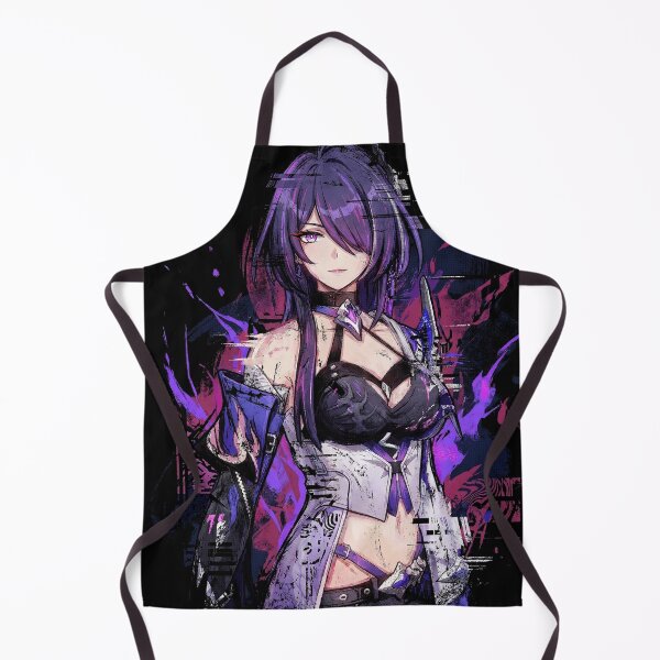 Item preview, Acheron HSR Red Highlights Long Hair Nihility Aesthetic Portrait designed and sold by Senpaiwaves.