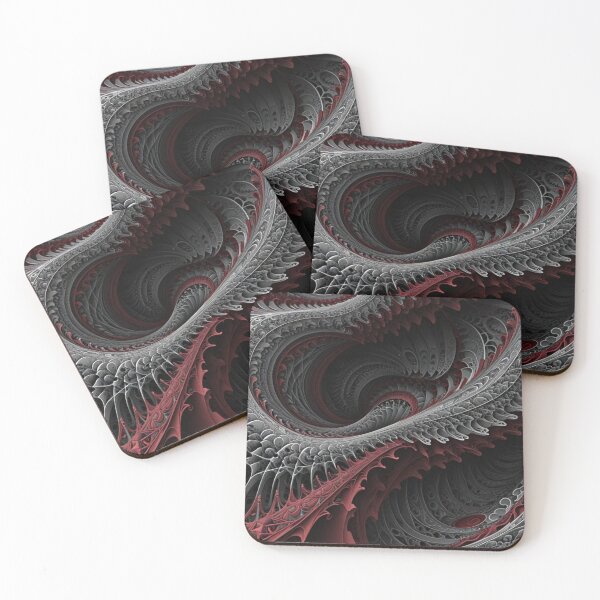 Item preview, Dark Crimson Fractal Vortex designed and sold by Harmonic_Layers.