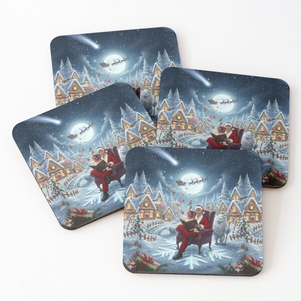 Item preview, Christmas Town young Santa sit down on chair christmas designed and sold by Nalimkibard.