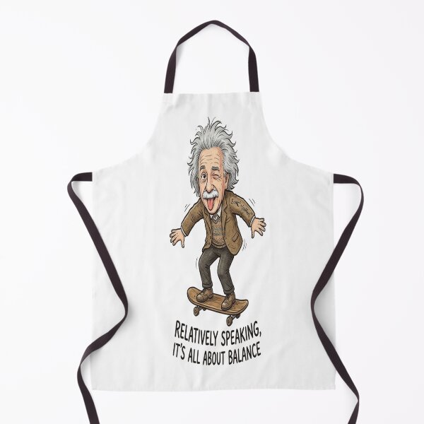 Item preview, Relatively Speaking, It’s All About Balance Skateboarding Einstein designed and sold by Owcomm.